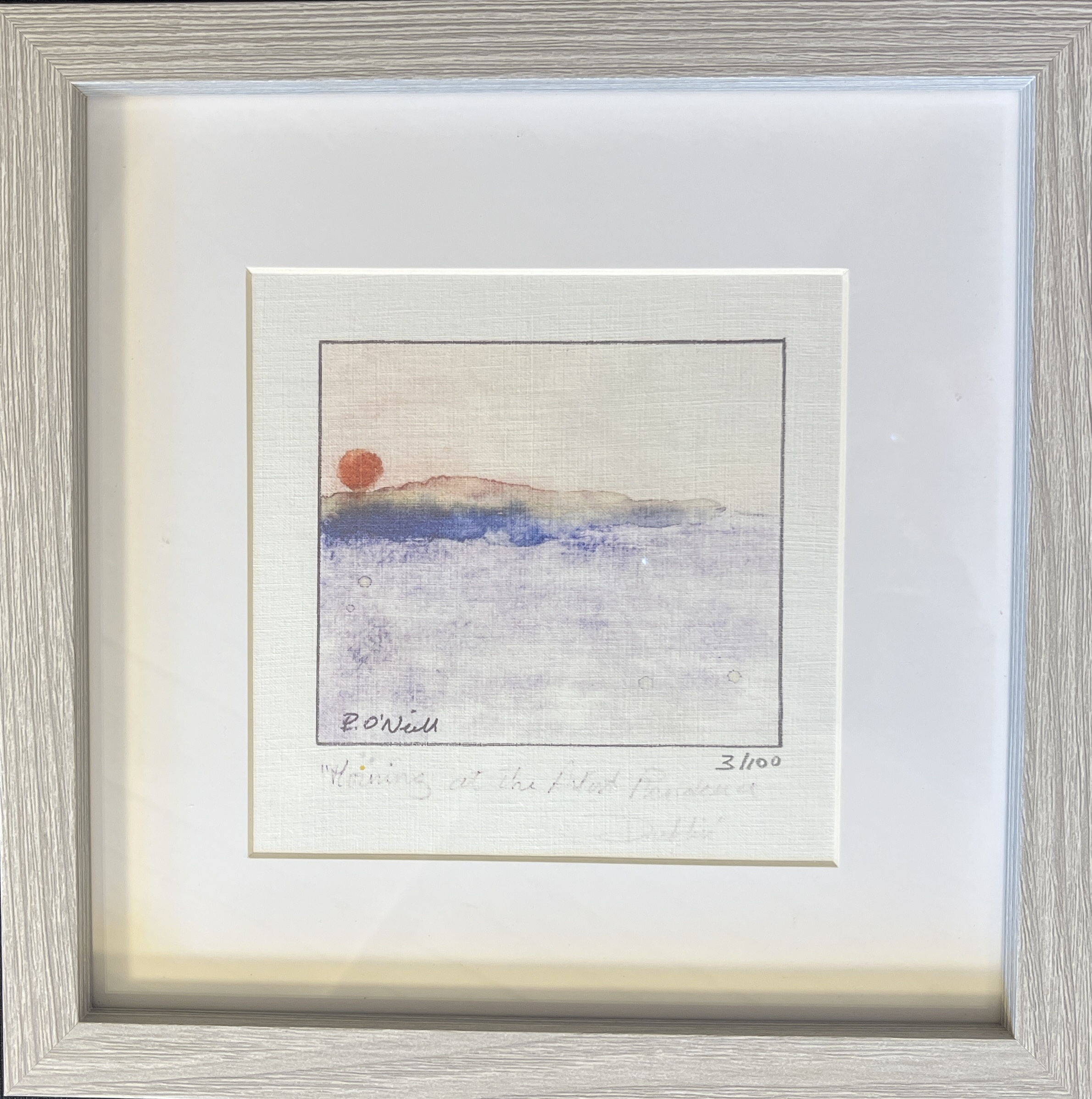 "Morning at The Artist Residence" - O'Neill